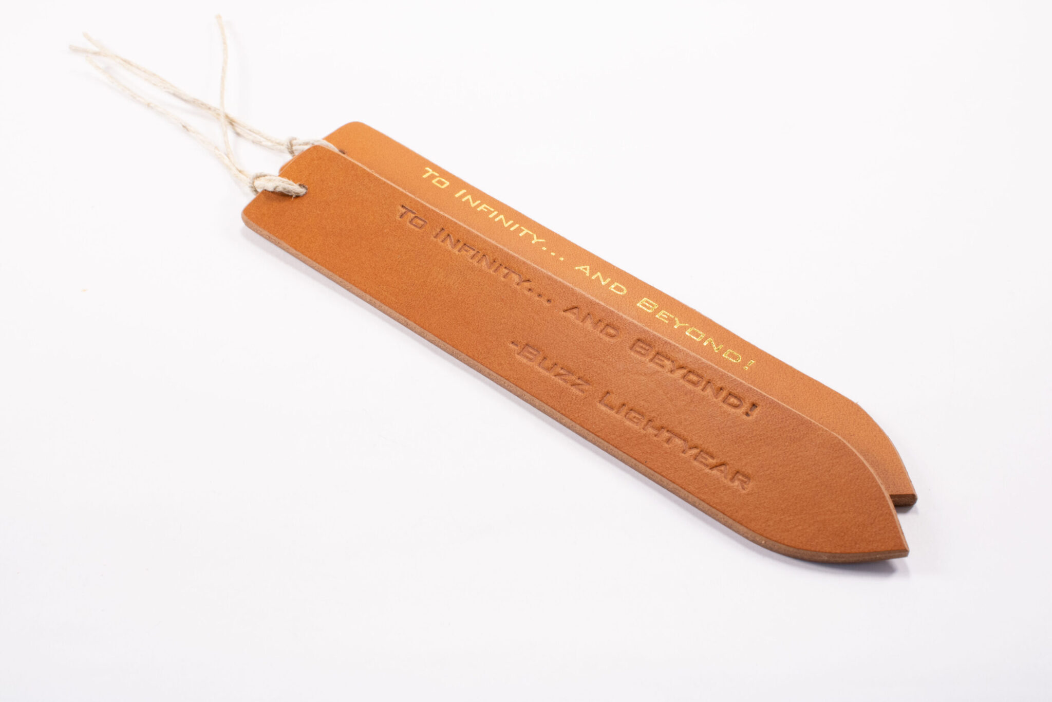 Product image of FredFloris leather bookmark with quotes