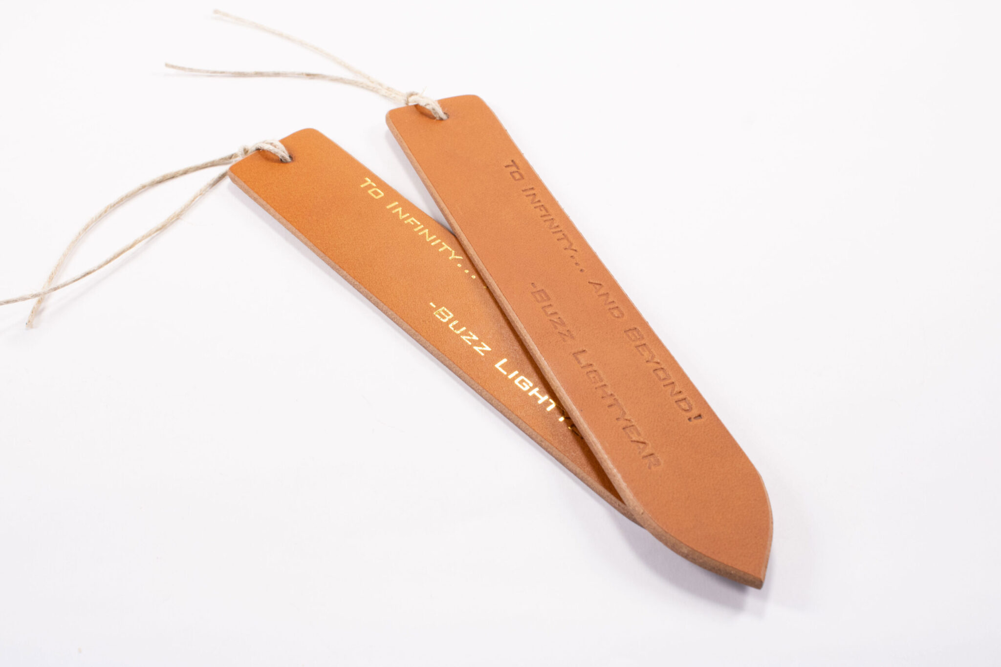 Product image of FredFloris leather bookmark with quotes