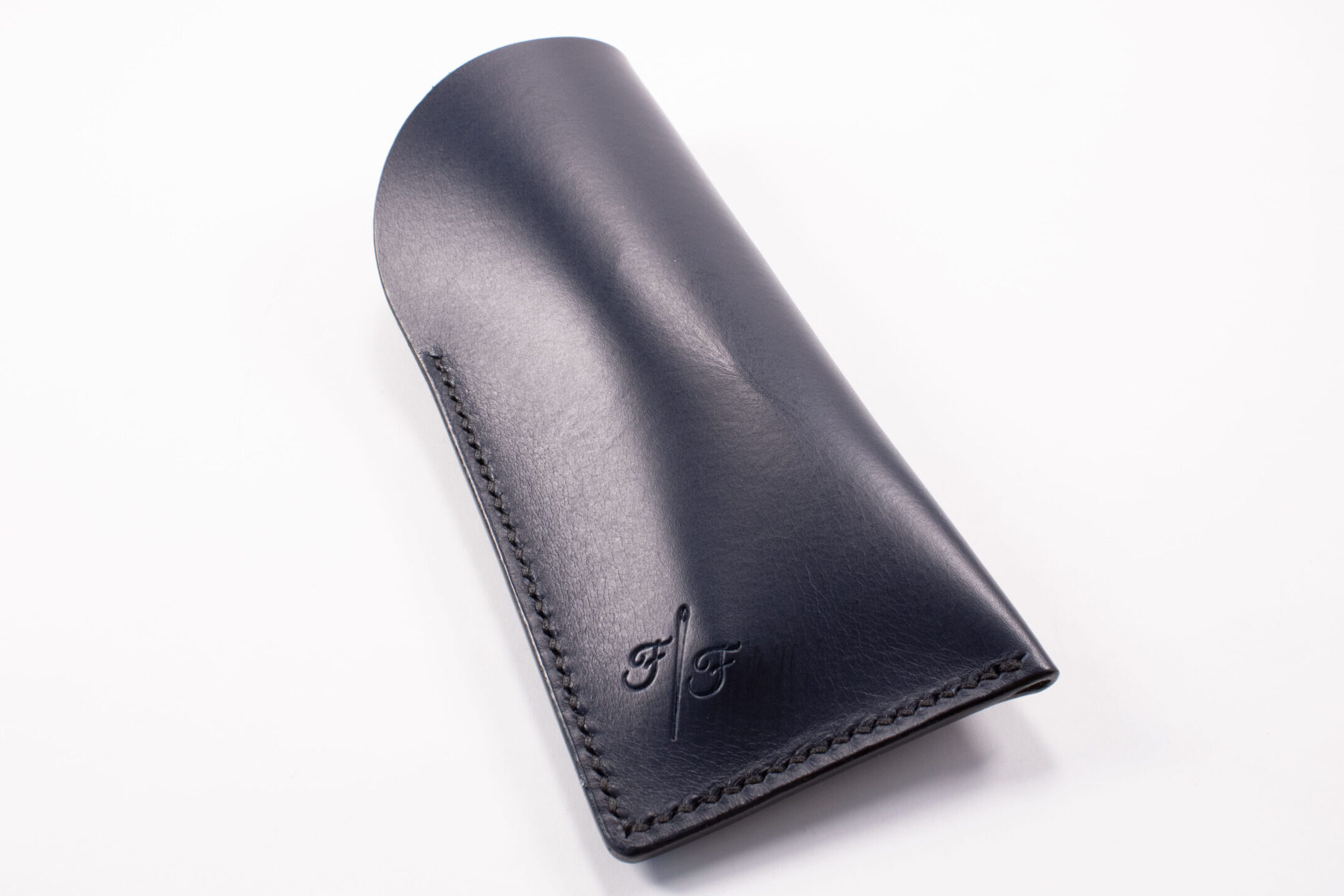 Product image of FredFloris handmade full-grain leather glasses case