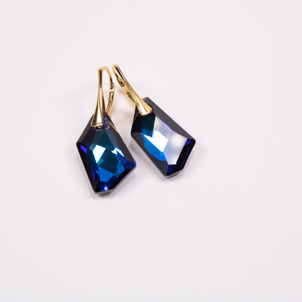 Product image of FredFloris gold plated silver Crystal earrings from Swarovski