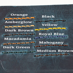 Opzioni di colore per le spalle in pelle Blu-Verde