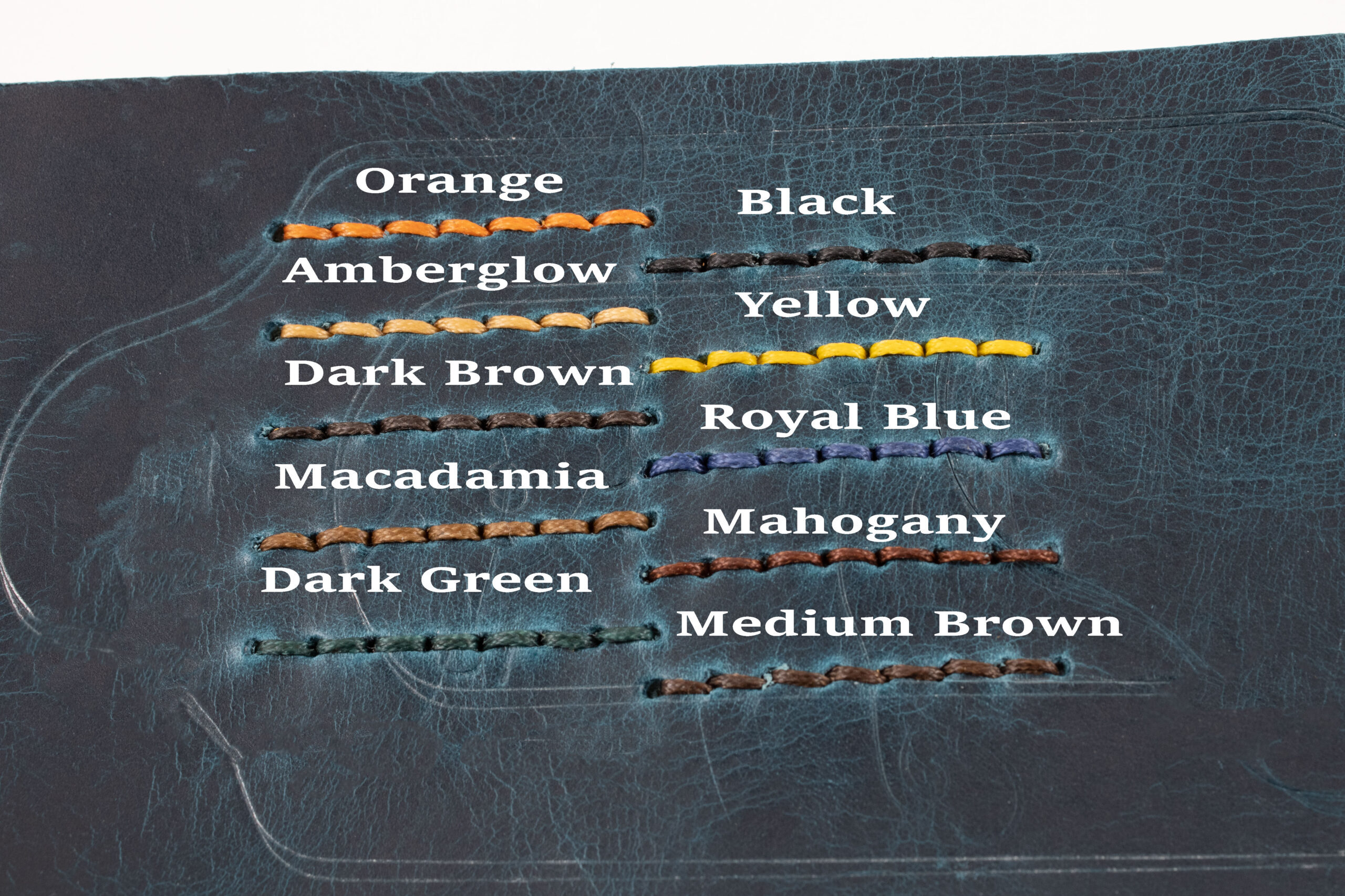 Opzioni di colore per le spalle in pelle Blu-Verde