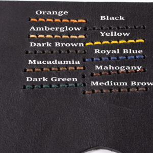 Fargealternativer for croupon i skinn svart