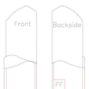 Immagine di design del portafoglio per carte di credito in pelle FredFloris slim