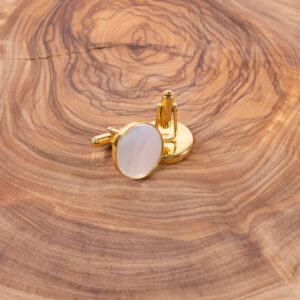 Product image of FredFloris Mother of pearls gemstone cufflinks