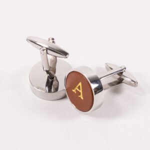 Imagen del producto FredFloris Gemelos de camisa de cuero marrón