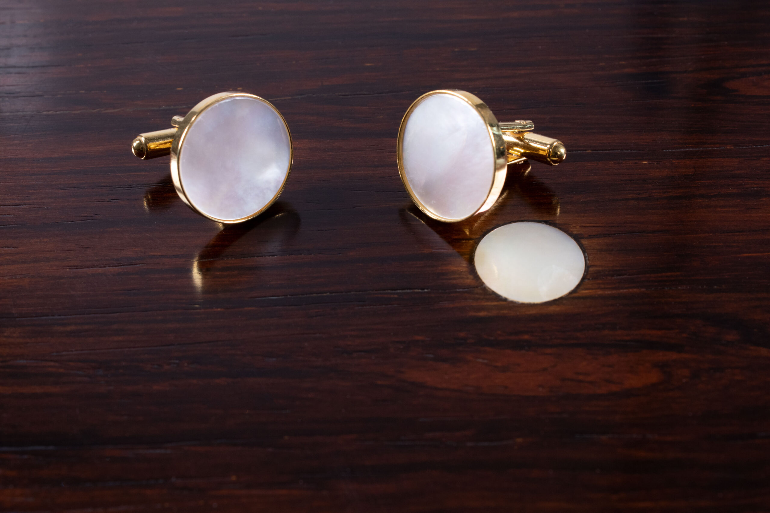 Wizerunek produktu FredFloris Spinki do mankietów z kamieniami szlachetnymi z masy perłowej