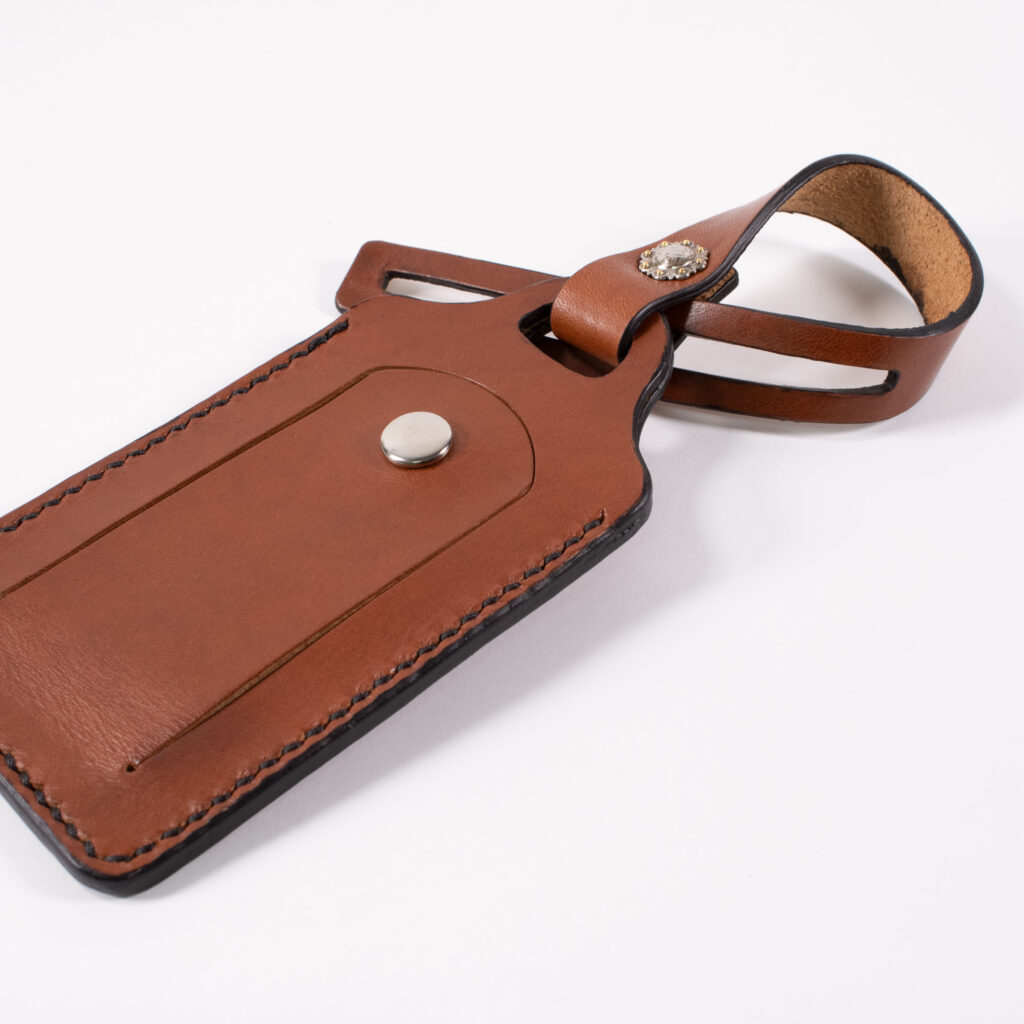 Product image of FredFloris personalized leather luggage travel tag