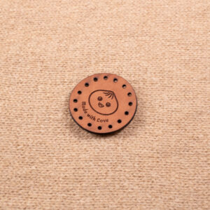 Product image of FredFloris Custom Personalised Leather crochet Labels DIY