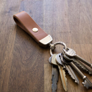 Product image of FredFloris full-grain leather key ring