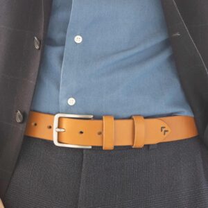 Product image of FredFloris handmade Tan leather mens belt