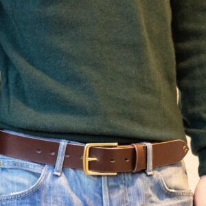 Product image of FredFloris handmade Dark Brown leather belt