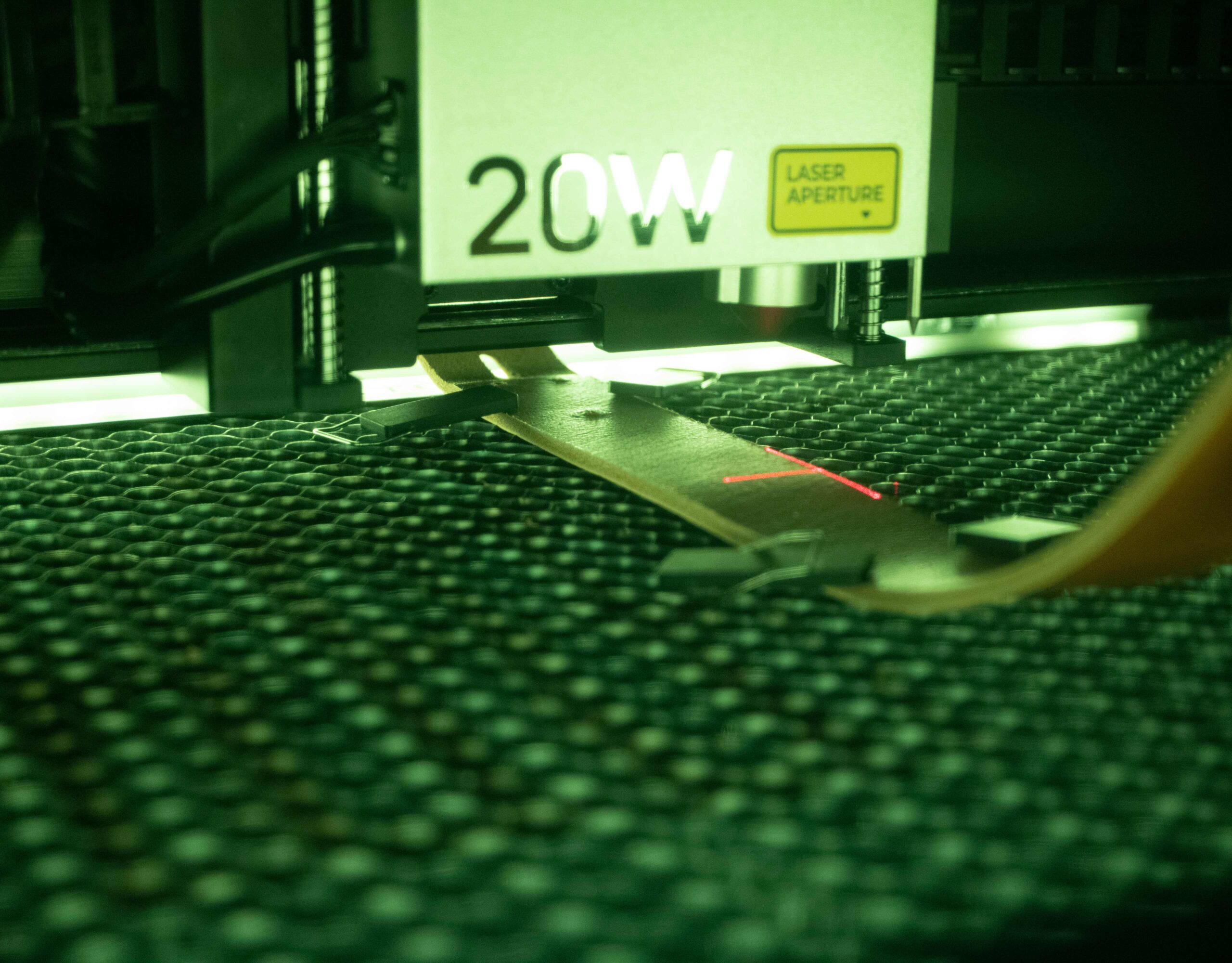 We offer personalised laser engraving on our leather belts