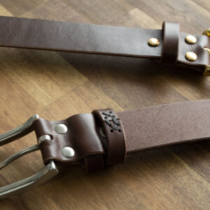Product image of FredFloris handmade Dark Brown leather belt