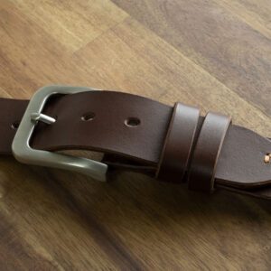 Product image of FredFloris handmade Dark Brown leather belt
