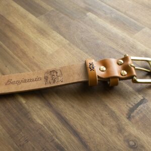Product image of FredFloris handmade Tan leather belt
