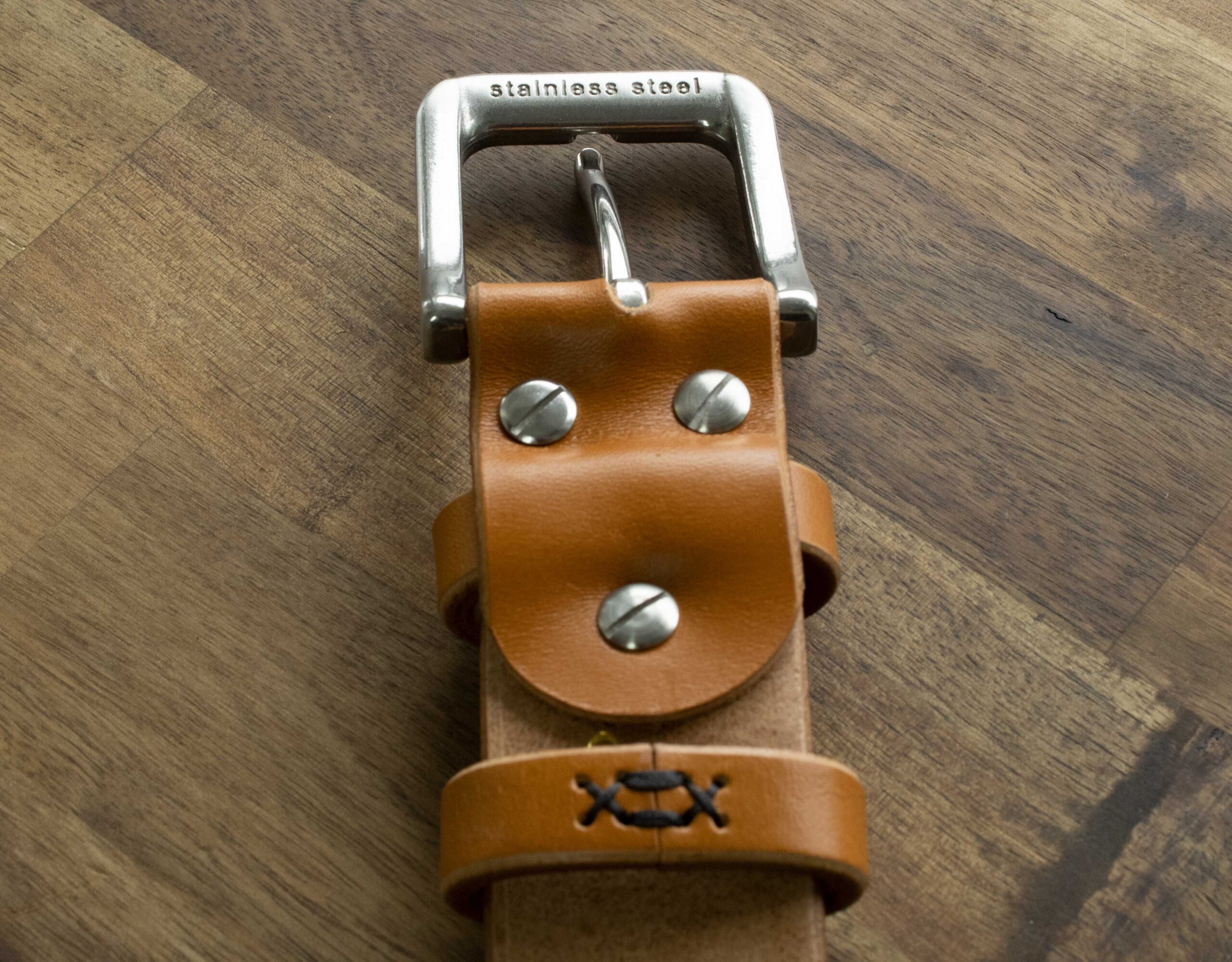 Product image of FredFloris handmade Tan leather belt