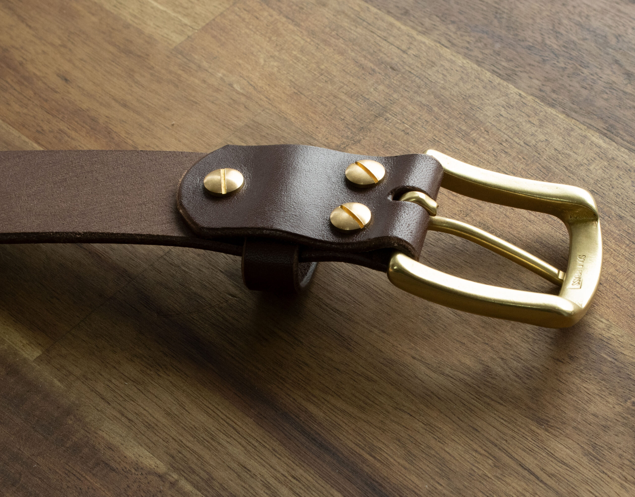 Product image of FredFloris handmade Dark Brown leather mens belt