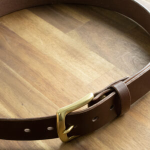 Product image of FredFloris handmade Dark Brown leather mens belt