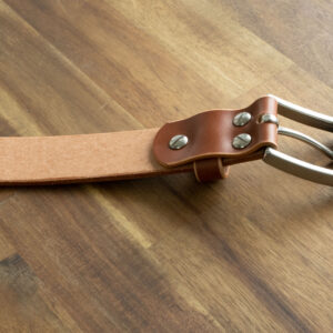 Product image of FredFloris handmade Cognac leather mens belt