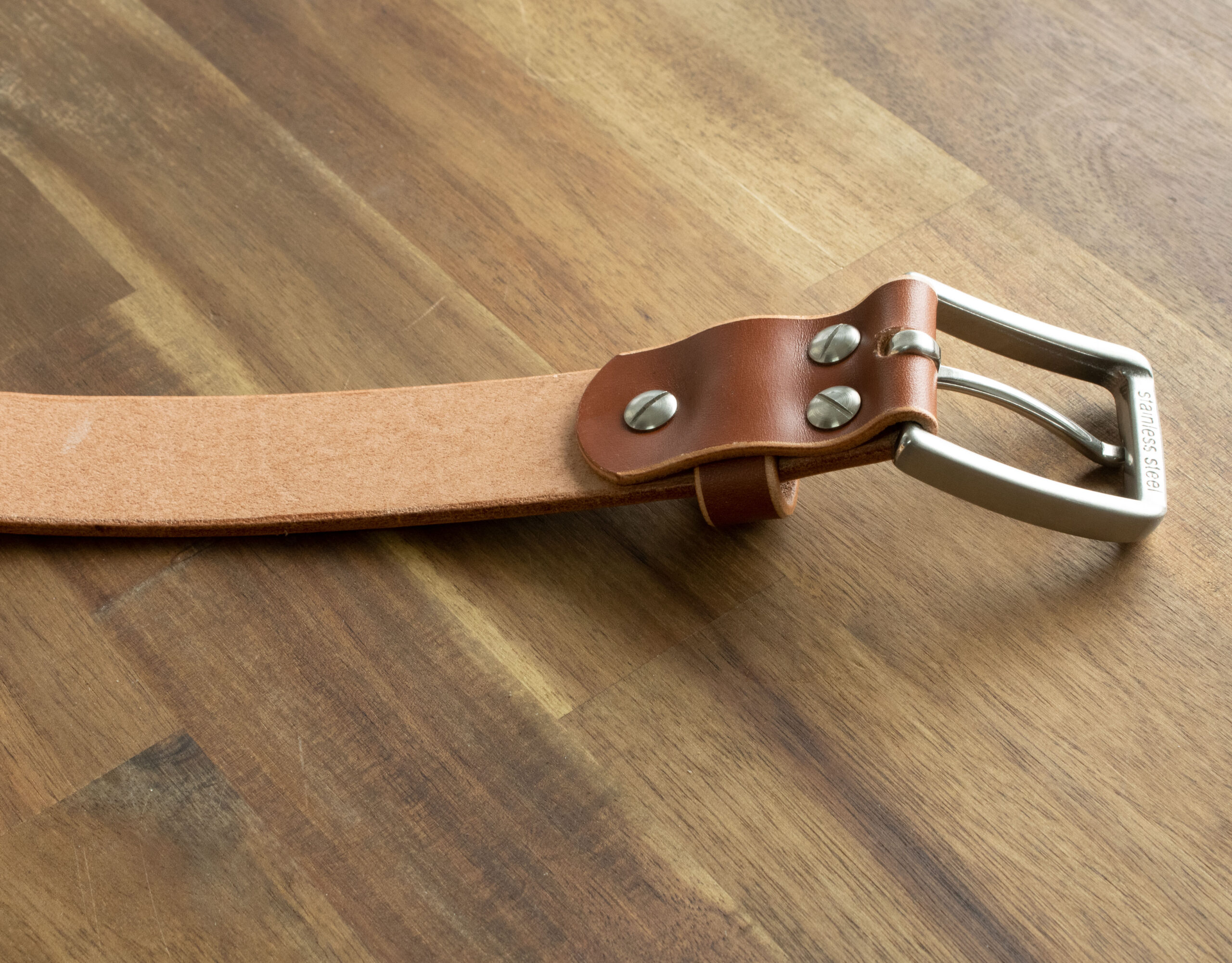 Product image of FredFloris handmade Cognac leather mens belt