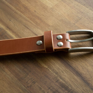 Product image of FredFloris handmade Cognac leather mens belt