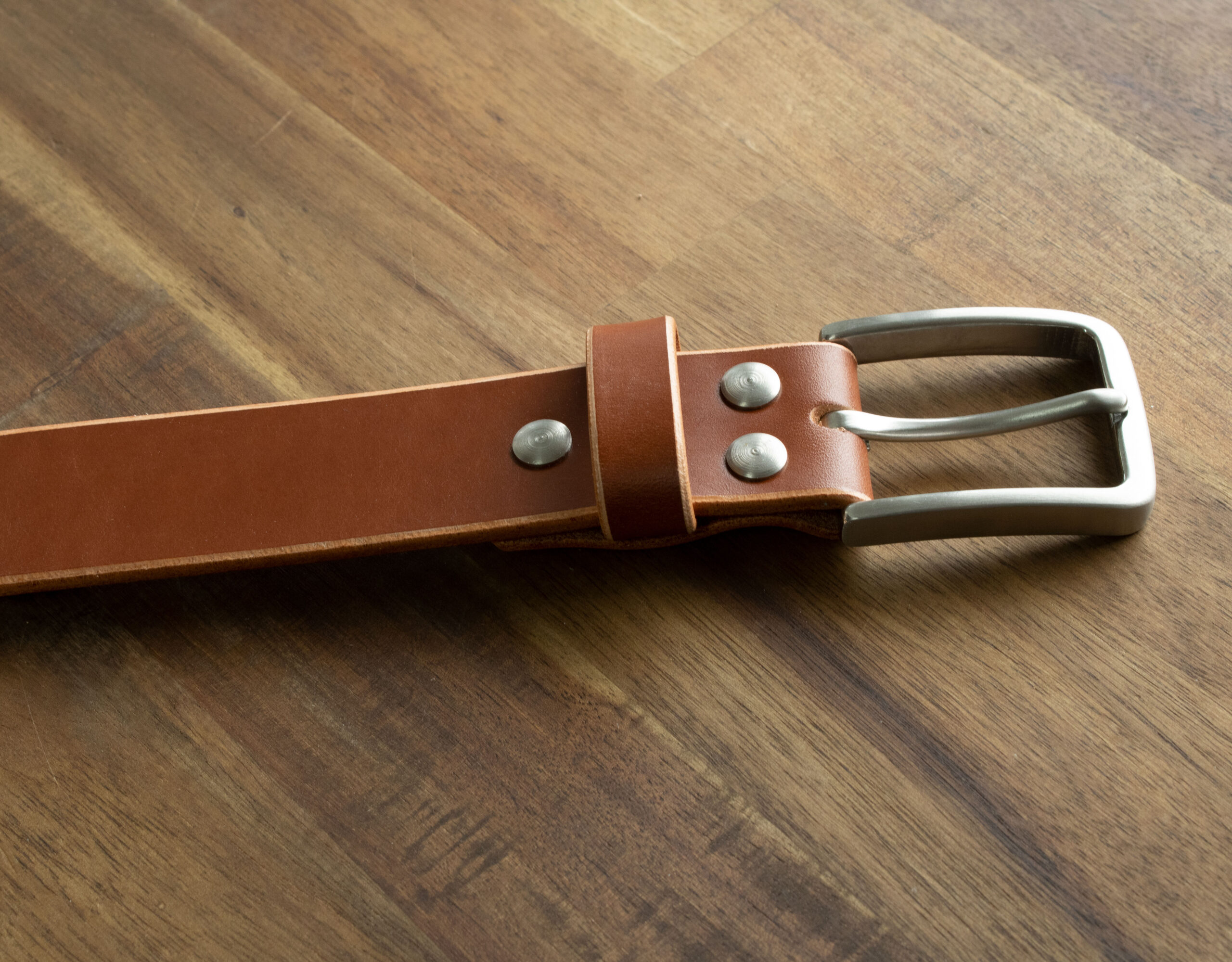 Product image of FredFloris handmade Cognac leather mens belt