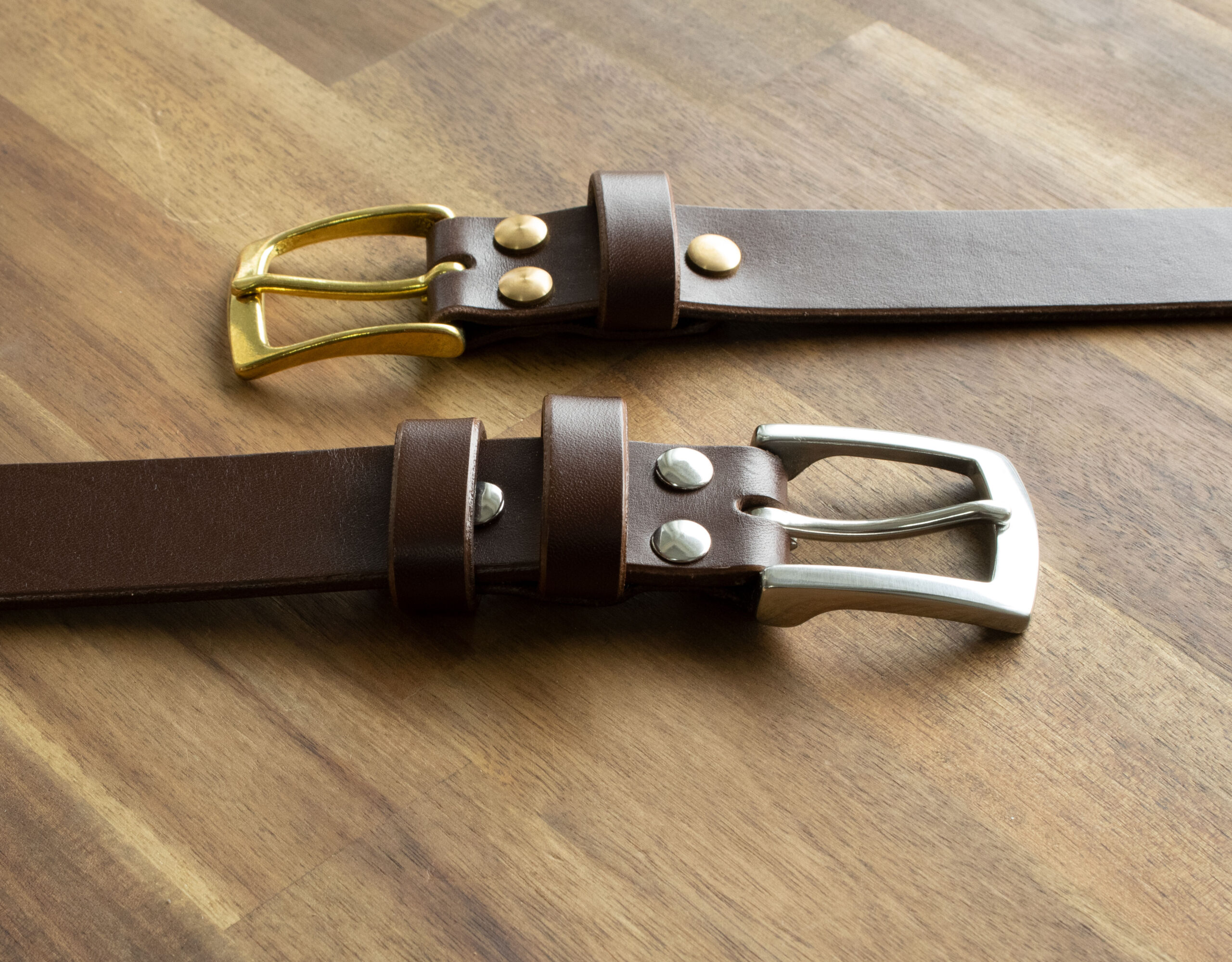 Product image of FredFloris handmade Dark Brown leather mens belt