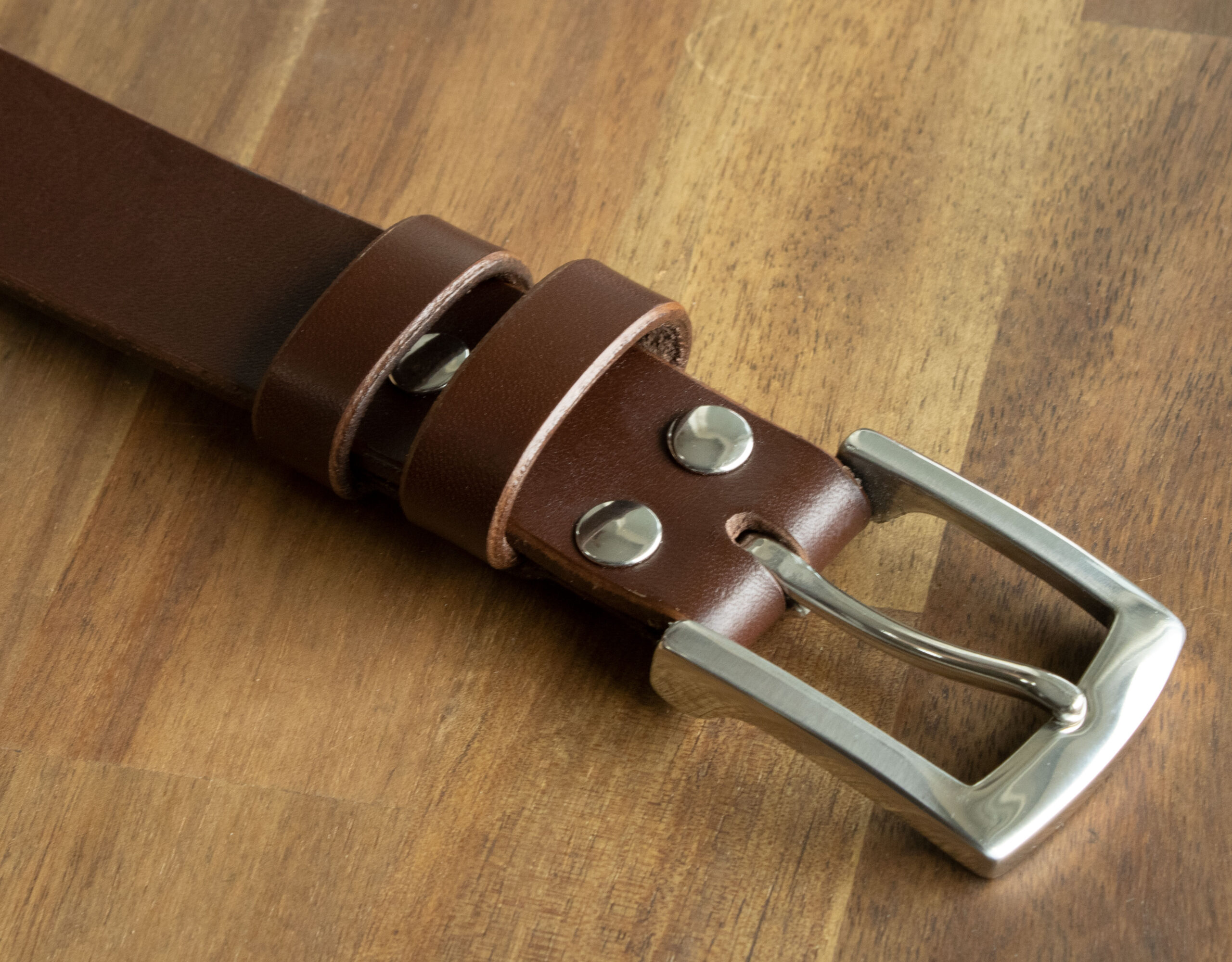 Product image of FredFloris handmade Dark Brown leather mens belt