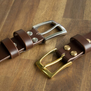 Product image of FredFloris handmade Dark Brown leather mens belt