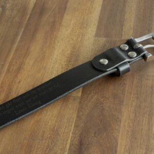 Product image of FredFloris handmade black leather mens belt