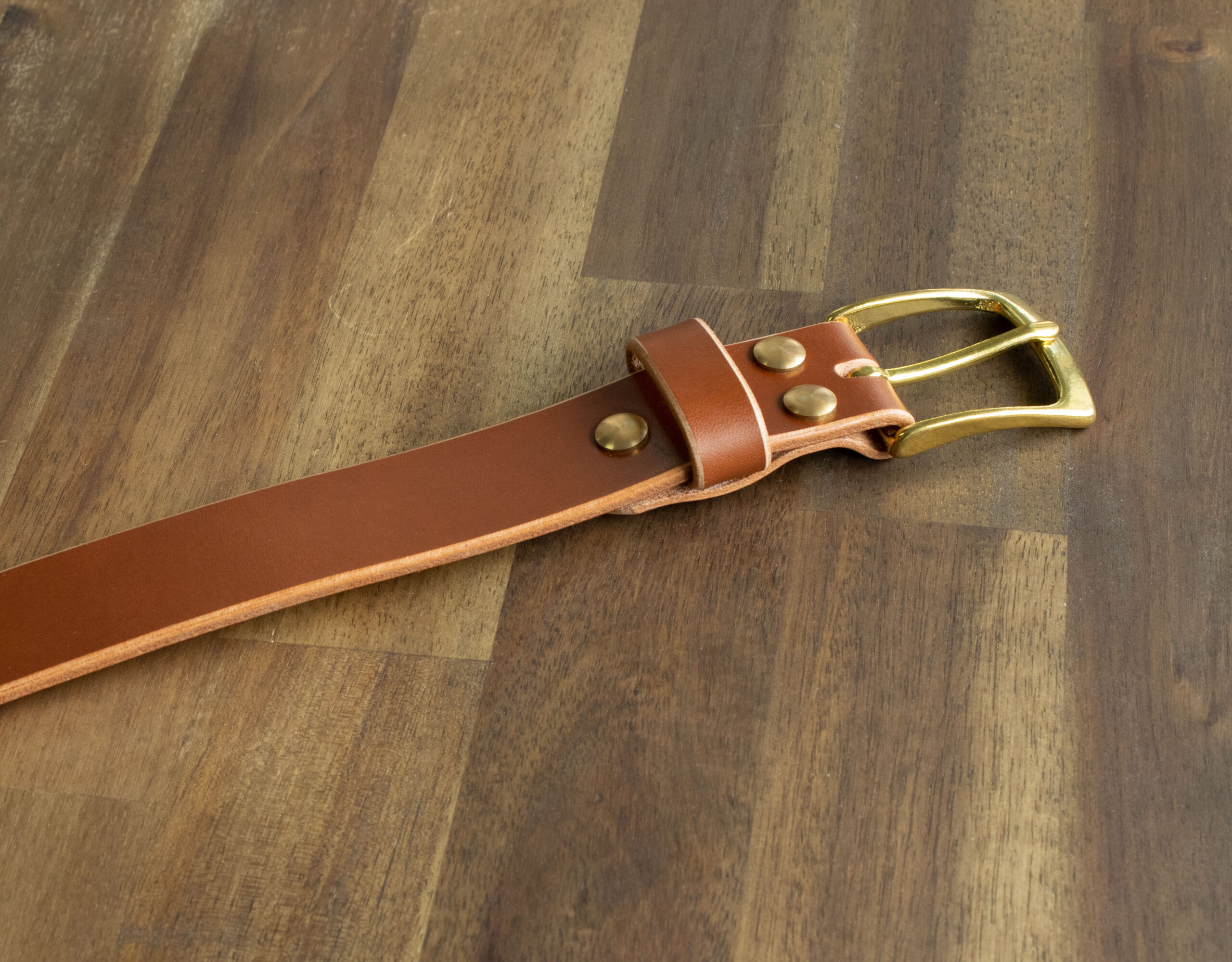Product image of FredFloris handmade Cognac leather mens belt