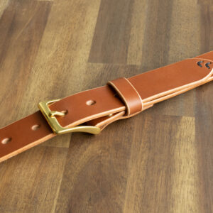 Product image of FredFloris handmade Cognac leather mens belt
