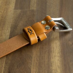 Produktbild zu FredFloris handgefertigter Tan Ledergürtel für Herren