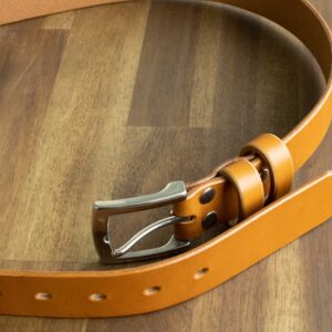 Produktbild zu FredFloris handgefertigter Tan Ledergürtel für Herren