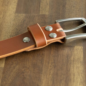 Product image of FredFloris handmade Cognac leather mens belt
